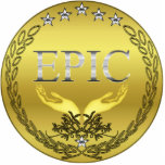 EPIC Medal Pin Photosculpture Cut Outs