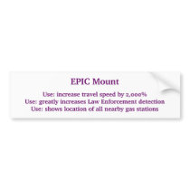 EPIC Mount bumper sticker bumper stickers by jaycodrew EPIC Mount bumper sticker bumper stickers