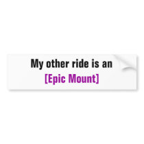[Epic Mount] bumper stickers