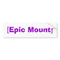 [Epic Mount] bumper stickers