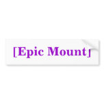 [Epic Mount] Bumper Sticker