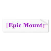[Epic Mount] Bumper Sticker