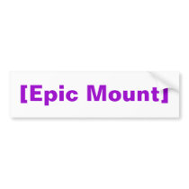 [Epic Mount] bumper stickers