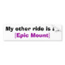 [Epic Mount] Bumper Sticker