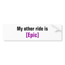 [Epic Mount] bumper stickers