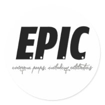 EPIC stickers by FracturedTees EPIC stickers