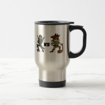 Epic Warrior: Ninja vs Pirate Coffee Mug