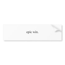 epic win bumper stickers by luke04191991 epic win bumper stickers