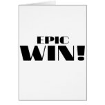 Epic Win! cards