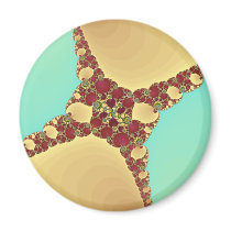 Epicenter 3 - Fractal Fridge Magnet