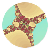 Epicenter 3 - Fractal Round Stickers