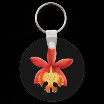 Epidendrum Orchid Flower keychains
