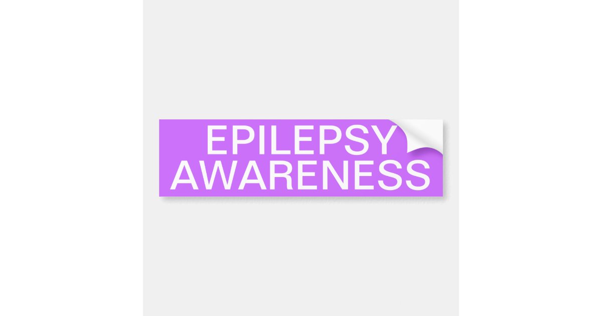 Epilepsy Awareness Bumper Sticker Zazzle