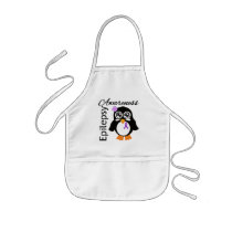 Epilepsy Awareness Penguin Apron