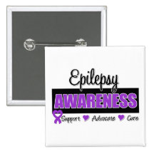 Epilepsy Awareness Pinback Button