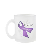 Epilepsy Awareness Ribbon Mugs