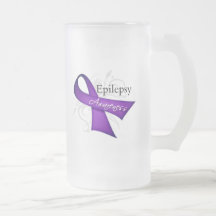 Epilepsy Awareness Ribbon Mugs