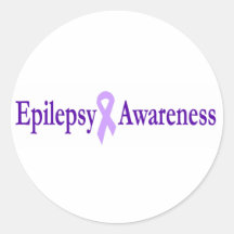 epilepsy awareness round stickers