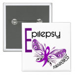 Epilepsy BUTTERFLY 3 Pinback Buttons