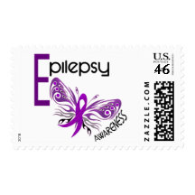 Epilepsy BUTTERFLY 3 Postage Stamp