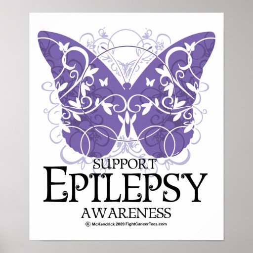 Epilepsy Butterfly Poster Zazzle