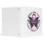 Epilepsy Butterfly Tribal binders