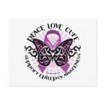 Epilepsy Butterfly Tribal Postcards