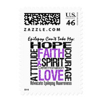 Epilepsy Can't Take My Hope Collage Stamp