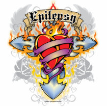 Epilepsy Cross & Heart photo sculptures