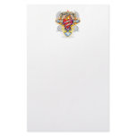 Epilepsy Cross & Heart Customized Stationery
