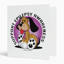 Epilepsy Dog 3 Ring Binders