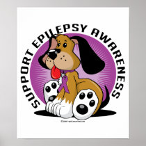 Epilepsy Dog Print
