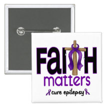 Epilepsy Faith Matters Cross 1 Buttons