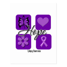Epilepsy Hope Love Inspire Awareness Postcard