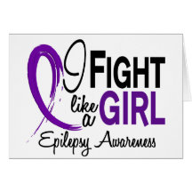 Epilepsy I Fight Like A Girl 10.1 Cards