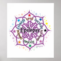 Epilepsy Lotus Posters