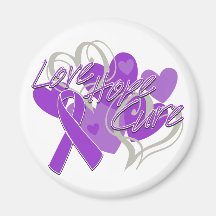 Epilepsy Love Hope Cure Refrigerator Magnet