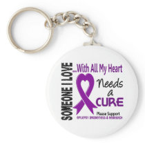 Epilepsy Needs A Cure 3 Keychains