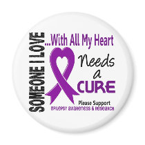 Epilepsy Needs A Cure 3 Fridge Magnet