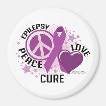 Epilepsy PLC Refrigerator Magnets