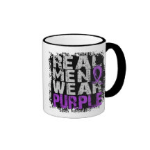 Epilepsy Real Men Wear Purple Coffee Mugs