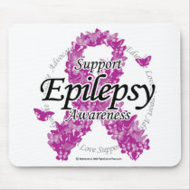 Epilepsy Ribbon of Butterflies Mouse Mats