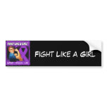 Epilepsy Rosie Riveter - Fight Like a Girl Bumper Stickers
