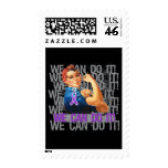 Epilepsy Rosie The Riveter WE CAN DO IT Postage Stamps