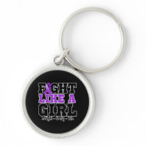 Epilepsy  Sporty Fight Like a Girl Key Chains