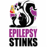 Epilepsy Stinks Photo Sculpture