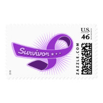 Epilepsy Survivor Ribbon Postage Stamp