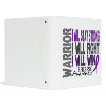 Epilepsy Warrior Vinyl Binders