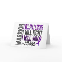 Epilepsy Warrior Greeting Card