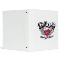 Epilepsy Wings binders by fightcancertees Epilepsy Wings binders